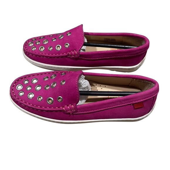 Marc Joseph NIB Mott St Pink Nubuck Leather Loafers Girls Size 13.5 - Picture 8 of 9